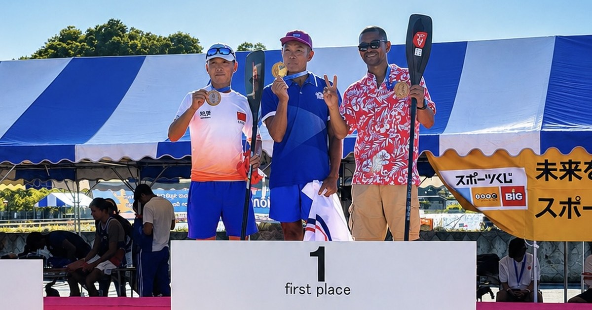 2026 ACC 亞洲輕艇立槳錦標賽 海盜教練曾昭源 Sprint 100m 金牌
