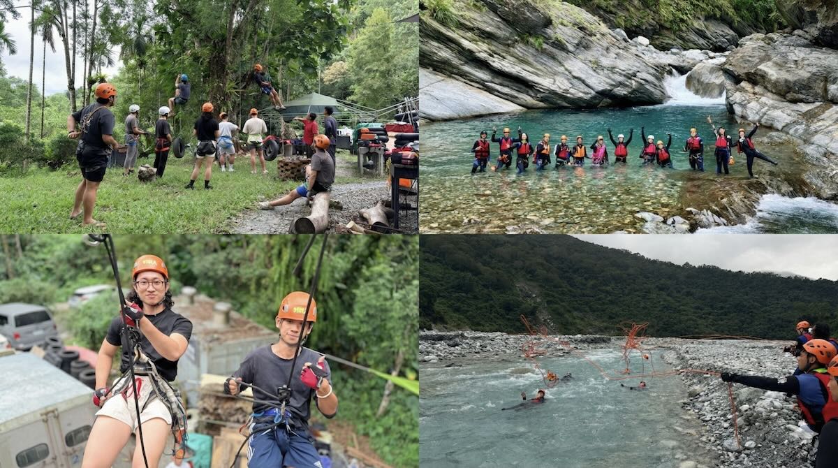 丙級溯溪教練證照班，花蓮好野人專業師資培訓