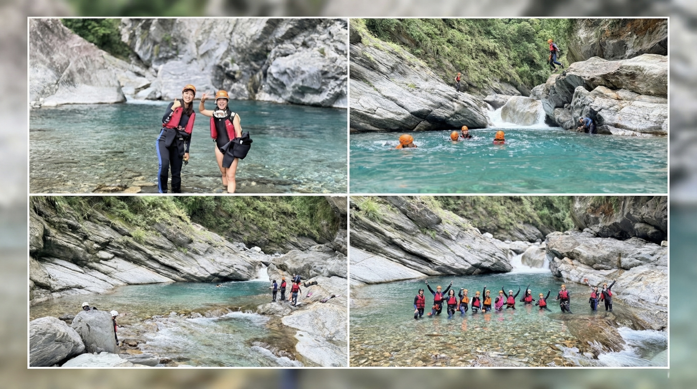 清昌溪全日溯溪，配置 Garmin inReach 衛星通訊與 1:5 小隊戒護